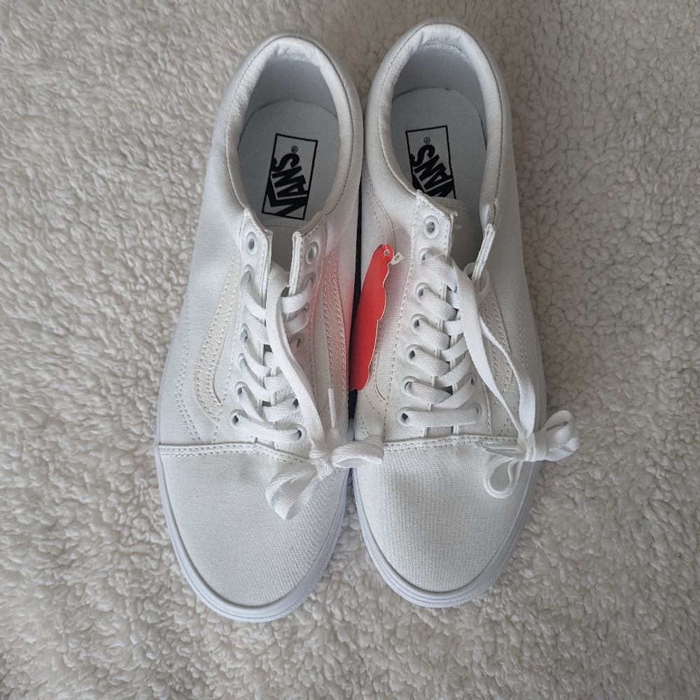 Vans Canvas Old Skool True White size 11